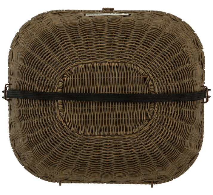 Panier Classic avec porte-bagages pour Vespa Primavera/Sprint 50-150ccm, marron foncé
