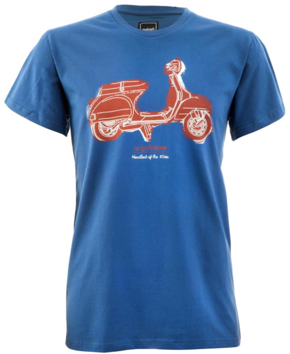 T-shirt "PX - Heartbeat of the 80's", bleu homme