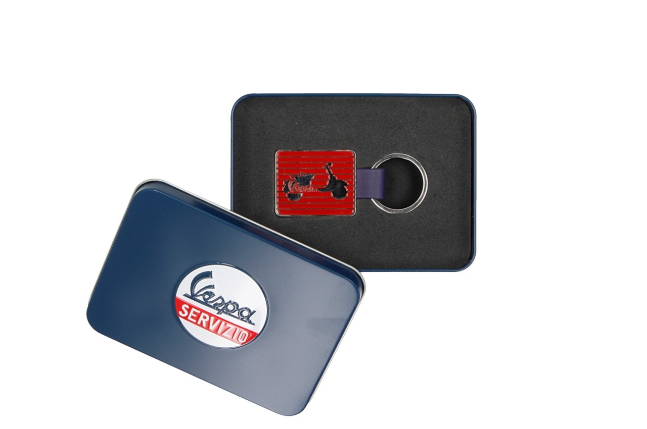 Pack de produits dérivés Vespa « Servizio » rouge