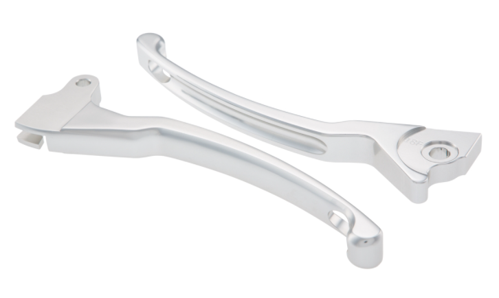 Kit levier de frein sport gauche/droite pour Vespa LX/LXV/S/Primavera/Sprint 50-150ccm, argent