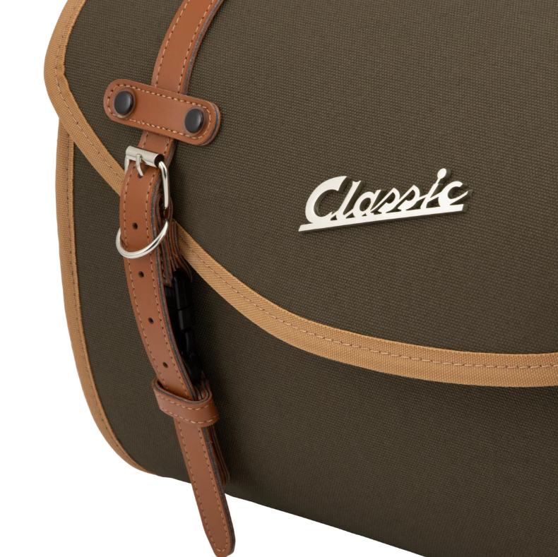 Sac "Classic" grand pour Vespa, toile, olive