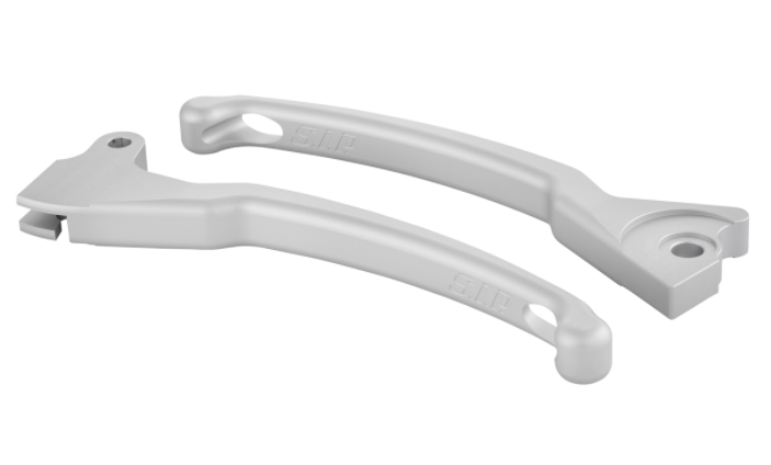Kit levier de frein sport gauche/droite pour Vespa LX/LXV/S/Primavera/Sprint 50-150ccm, argent mat