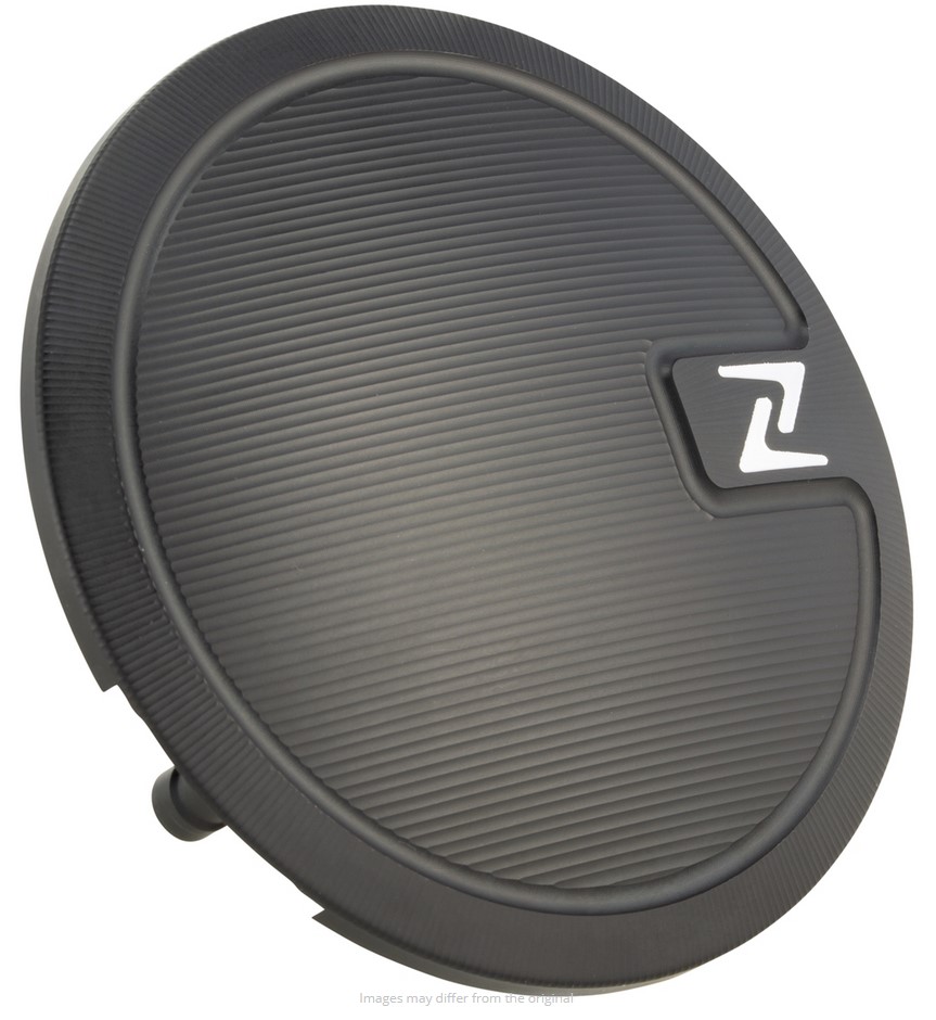 Cache couvercle vario LEADER pour Vespa, noir mat