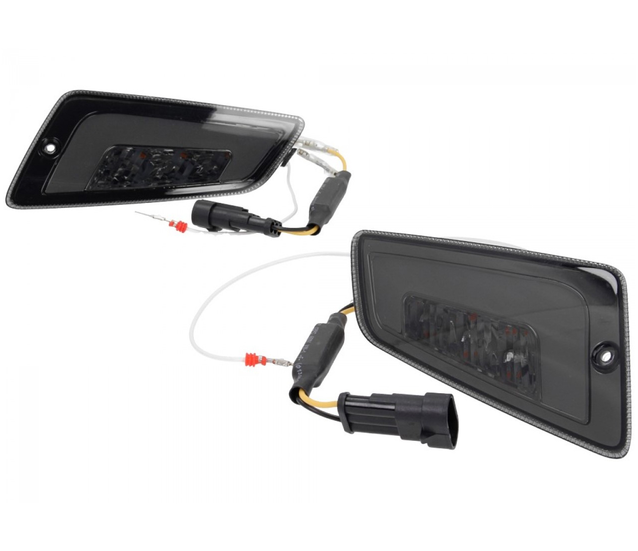 Jeu de clignotants avant LED, teintés pour Vespa GT, GTL, GTV, GTS 125-300 (2014-2018)