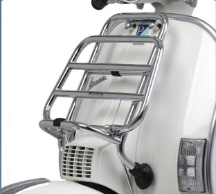 Porte-bagages pliant d'origine Vespa avant chromé Vespa PX