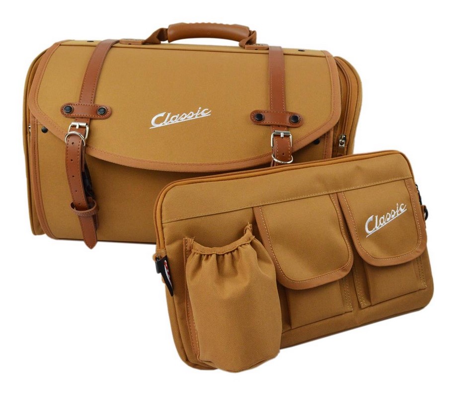 Set de sacoches Classic pour Vespa, marron