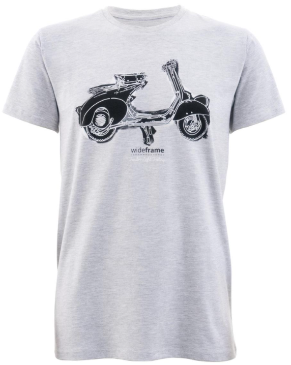 T-Shirt "Faro Basso Fender Light Feeling", homme gris chiné