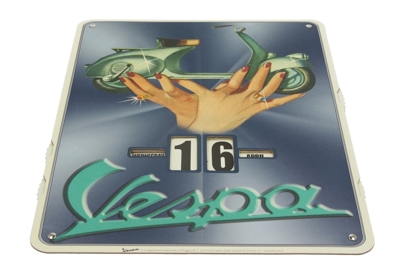 Calendrier sans fin Vespa