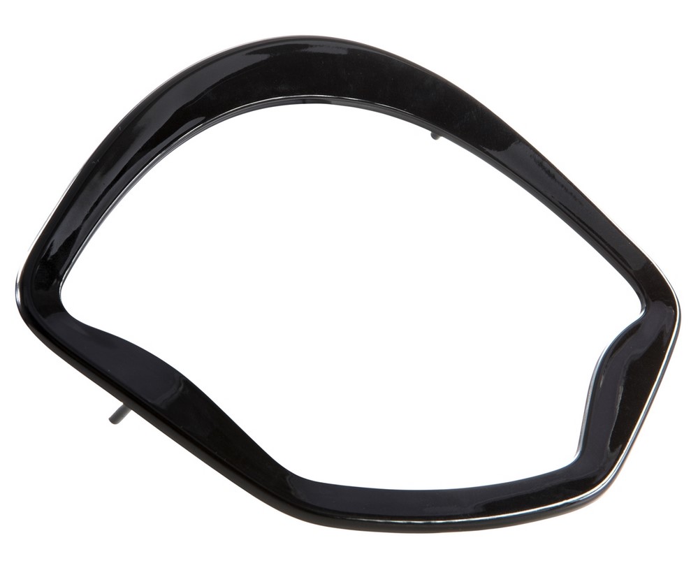 Anneau décoratif tachymètre pour Vespa GTS/GTS Super 125-300ccm ('14-), noir brillant