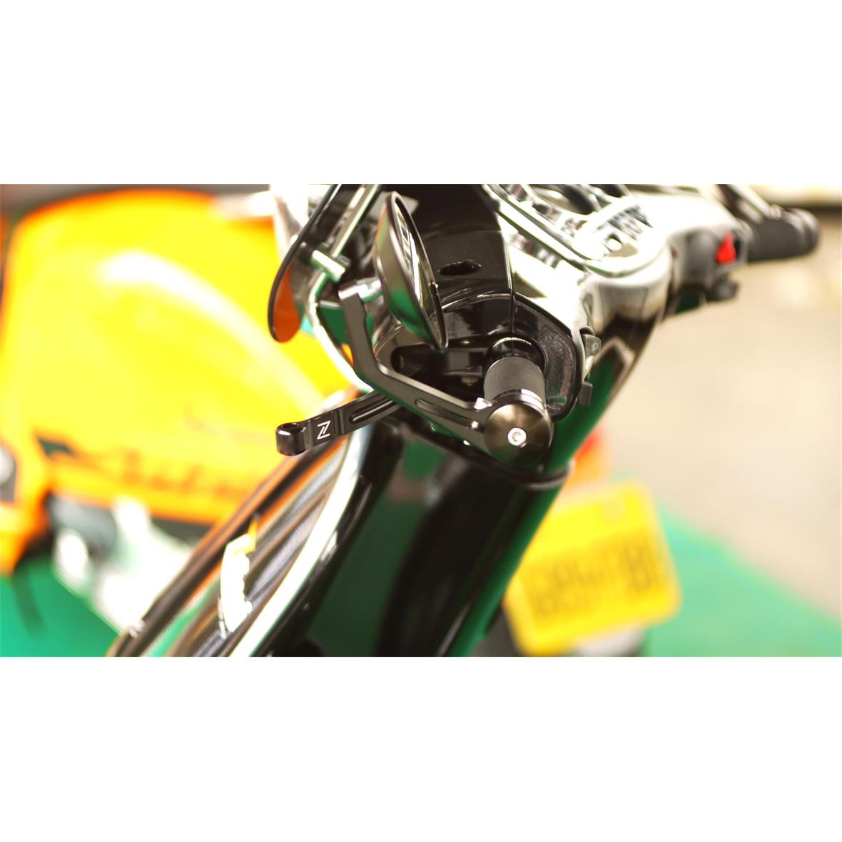 Levier sport noir frein Zelioni gauche et droite pour Vespa ET/LX/LXV/S/Primavera/Sprint