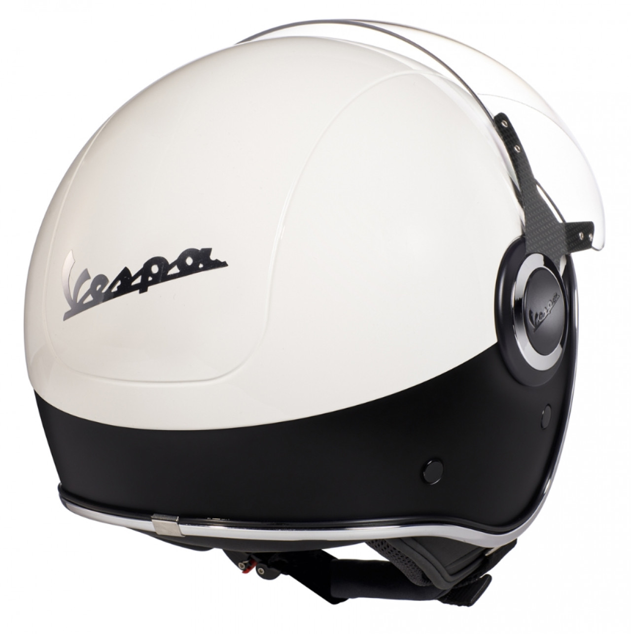 Casque Vespa VJ blanc / noir taille M