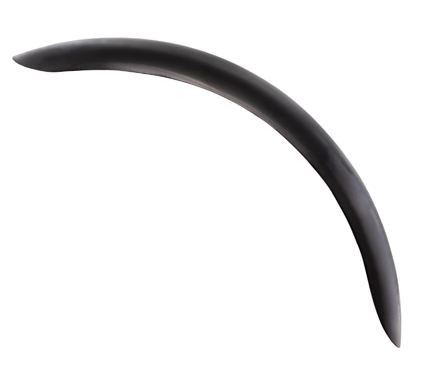 Aile Garelli Race EVO II sans support, universel pour Vespa PX 80-200ccm, GFK, noir