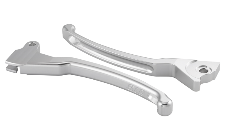 Kit levier de frein sport gauche/droite pour Vespa LX/LXV/S/Primavera/Sprint 50-150ccm, argent