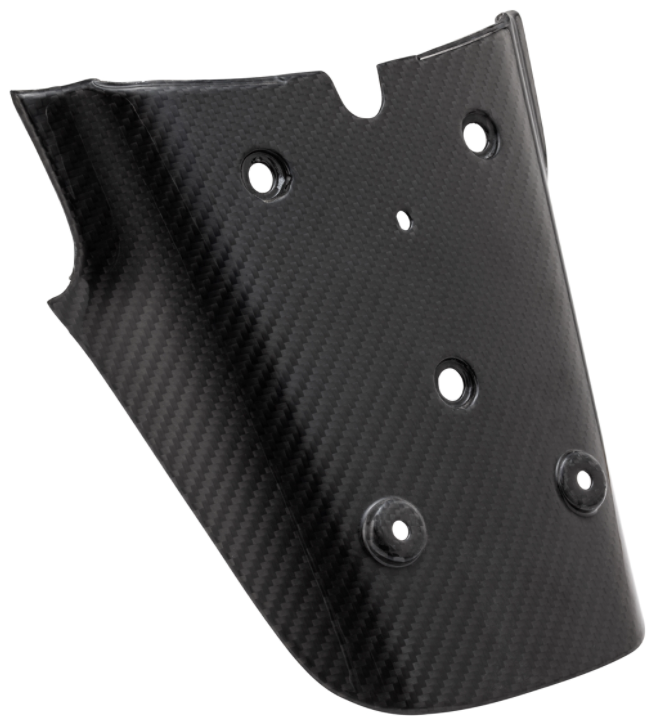 Support de plaque d'immatriculation arrière pour Vespa GTS/GTS Super/GTV 125-300ccm, carbone