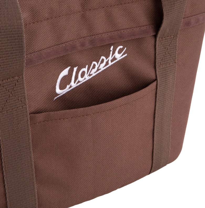Kit panier à bagages "Classic" avec pont à bagages pour Vespa LX/LXV/S 50-150ccm, marron