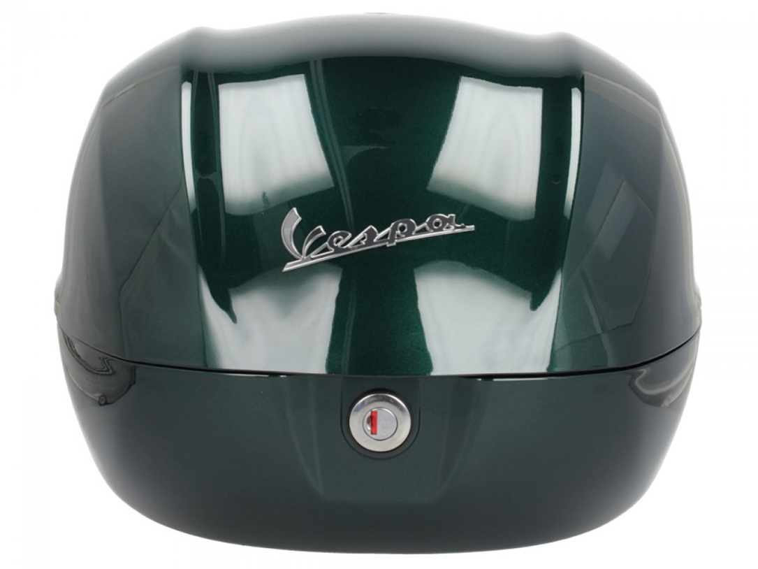 Top case original 32 l. pour Vespa Primavera / Sprint / GTS Racing 60s Verde Bosco 349/A