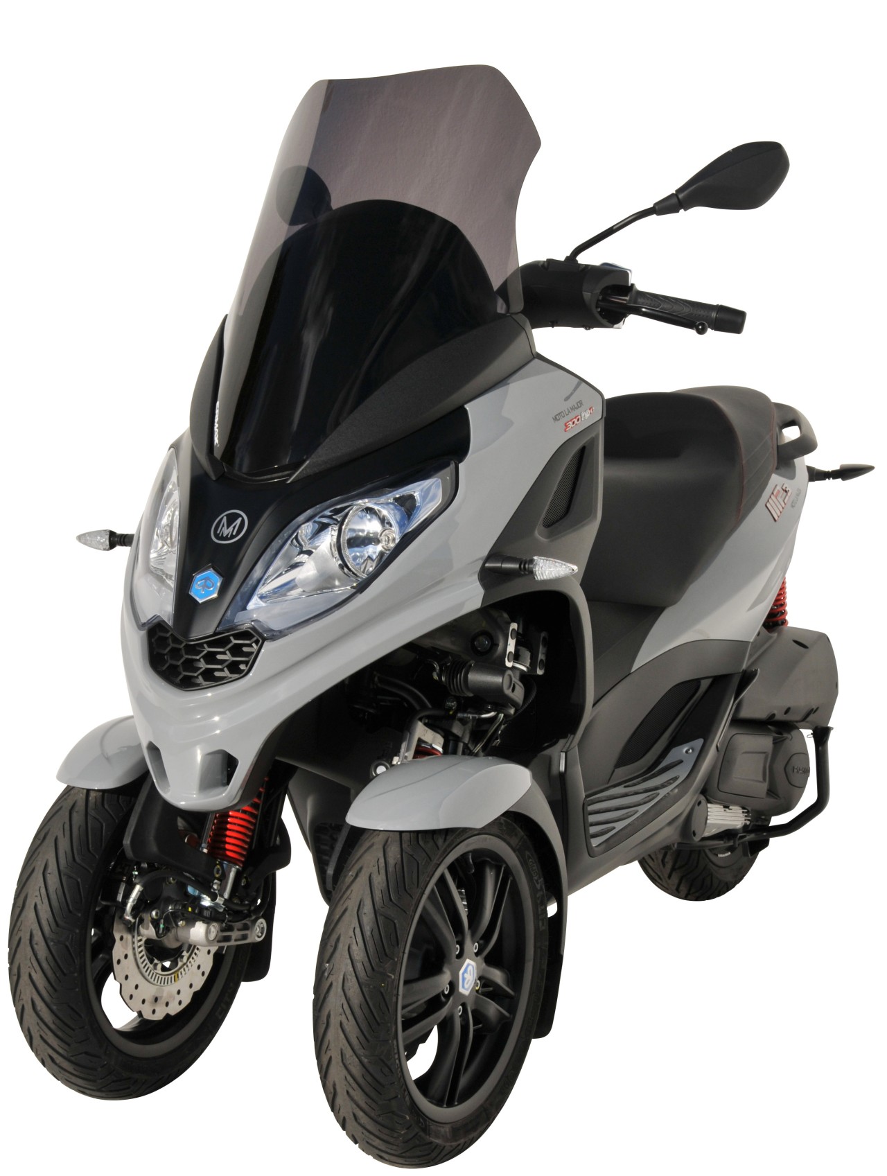 Pare-brise ERMAX Sport Touring pour Piaggio MP3 300 / SPORT HPE (19-), teinté/light black