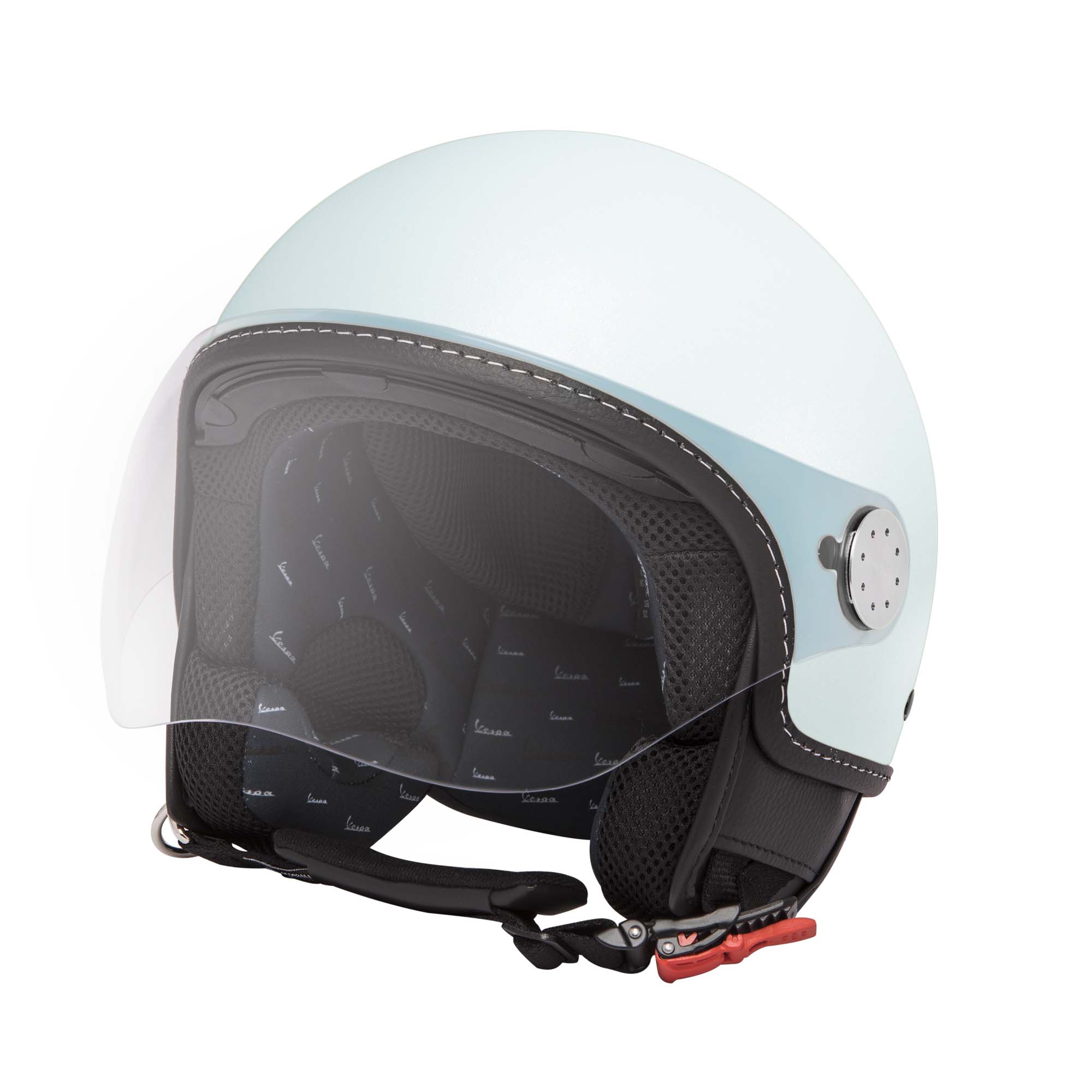 Vespa casque jet visor 4.0 vert amabile