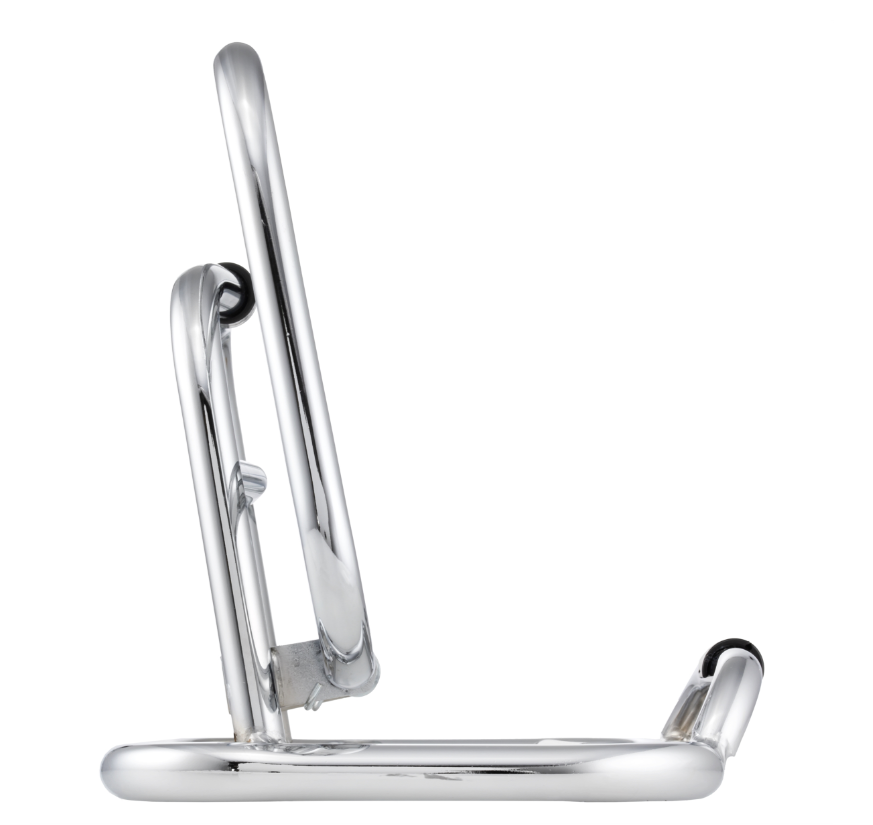 Porte-bagages arrière pour Vespa 946 3V i.e. 125cc, pliable, chrome