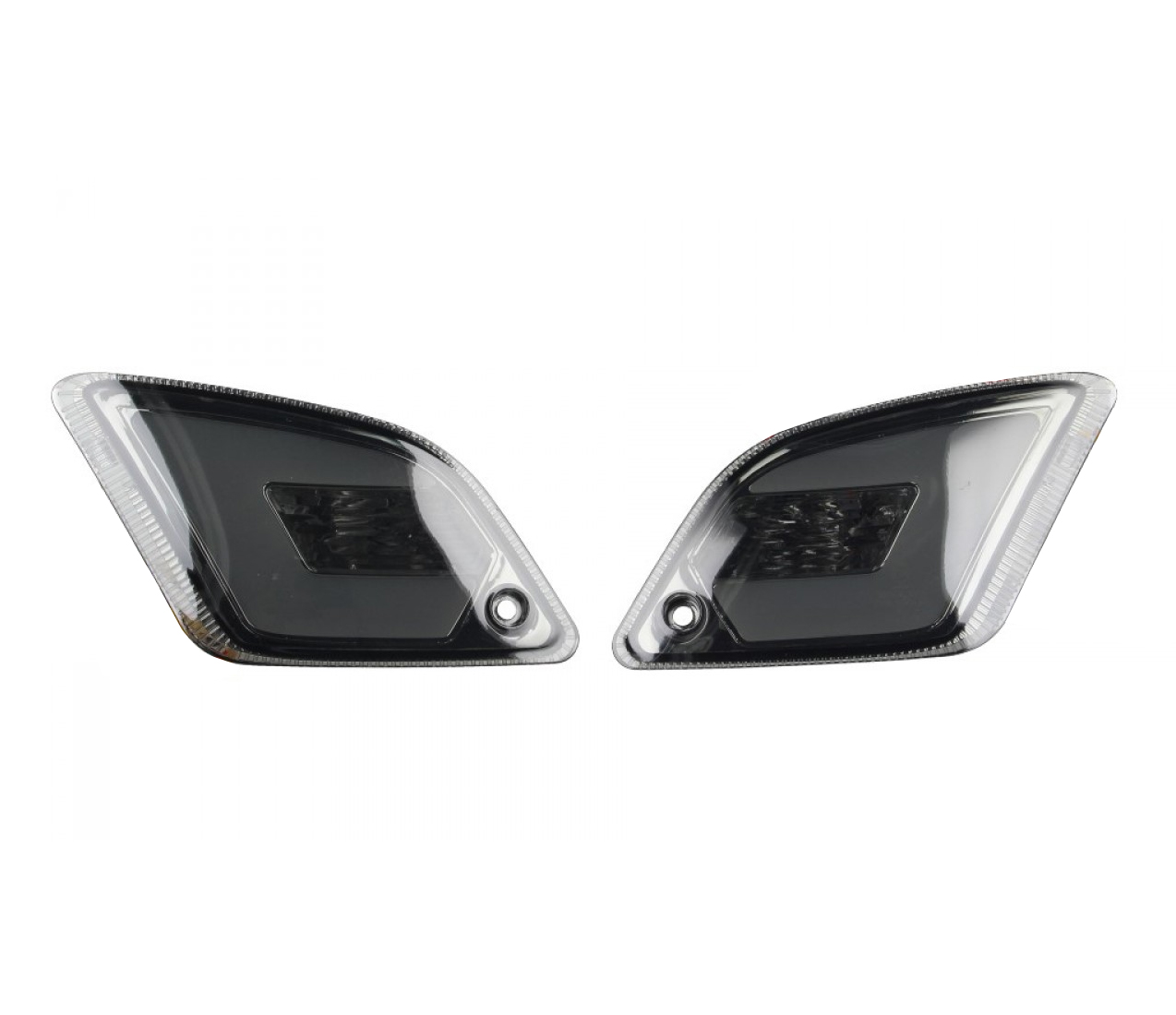 Jeu de clignotants arrière LED, teinté pour Vespa GT, GTL, GTV, GTS 125-300 (2014-2018)