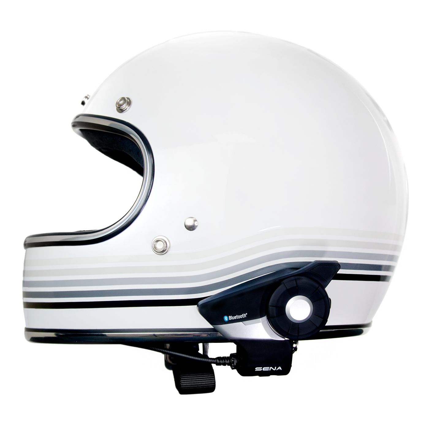 SENA 20S Evo kit individuel incluant des haut-parleurs HD- Système de communication Bluetooth pour motos