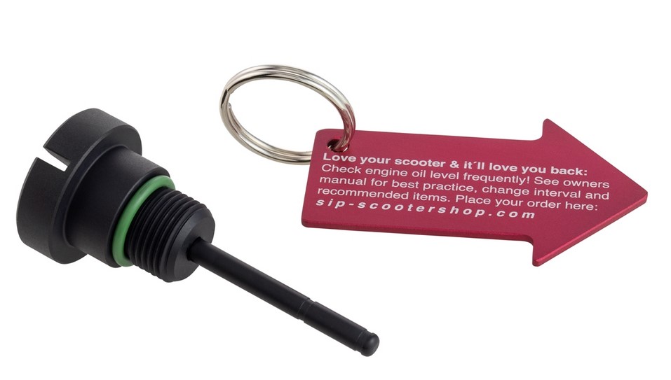 Bouchon de remplissage d'huile moteur pour Vespa, noir mat