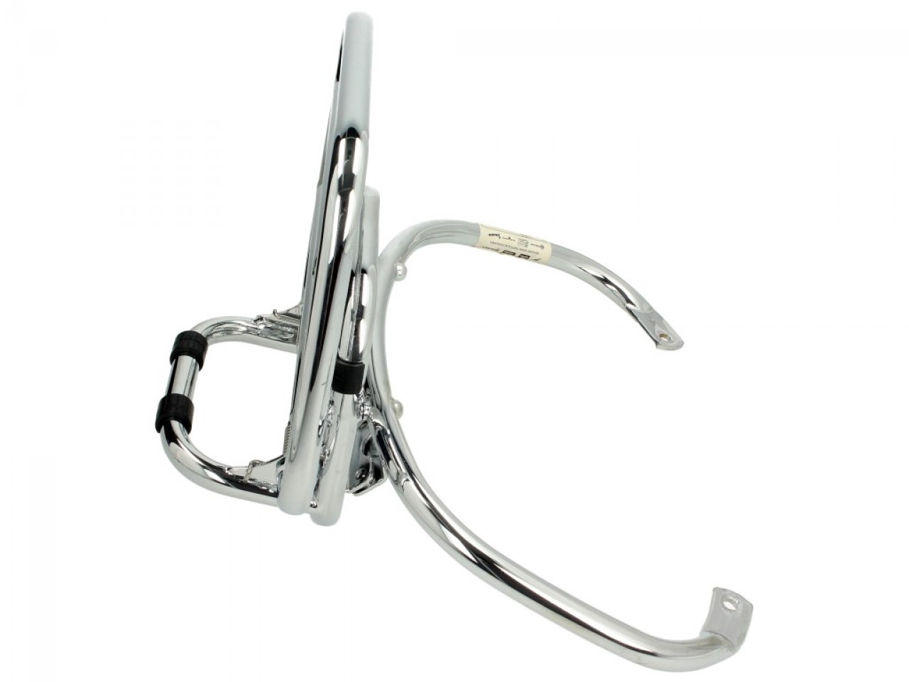 Support pliant d'origine chromé pour top case Vespa LX / LXV
