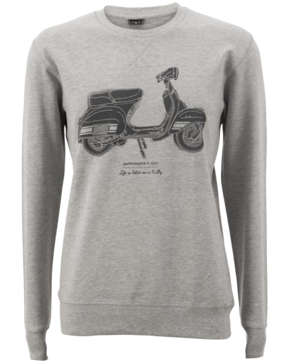 Sweat "La vie est meilleure en rallye", gris homme