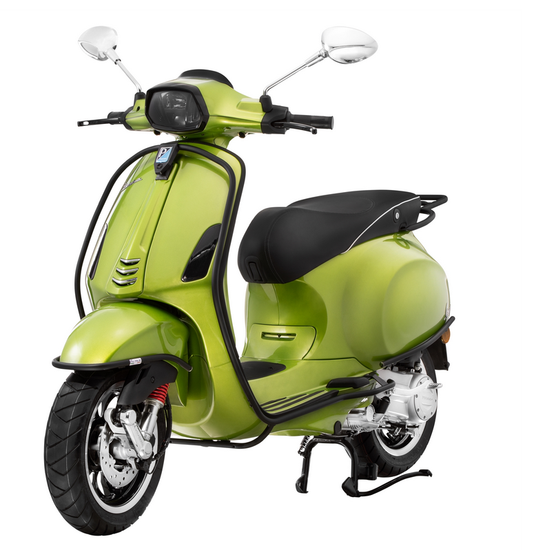 Pont à bagages arrière pour Vespa Primavera /Sprint /Elettrica 50-150ccm, noir mat
