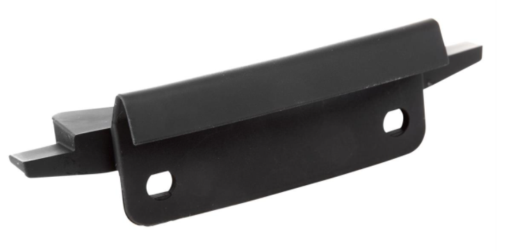 Connecteur tube mono fente bouclier de jambe noir mat pour Vespa Primavera/Sprint 50-150ccm