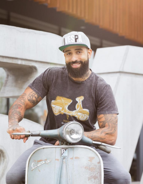 T-Shirt "La vie est meilleure sur un rallye", homme noir stone wash