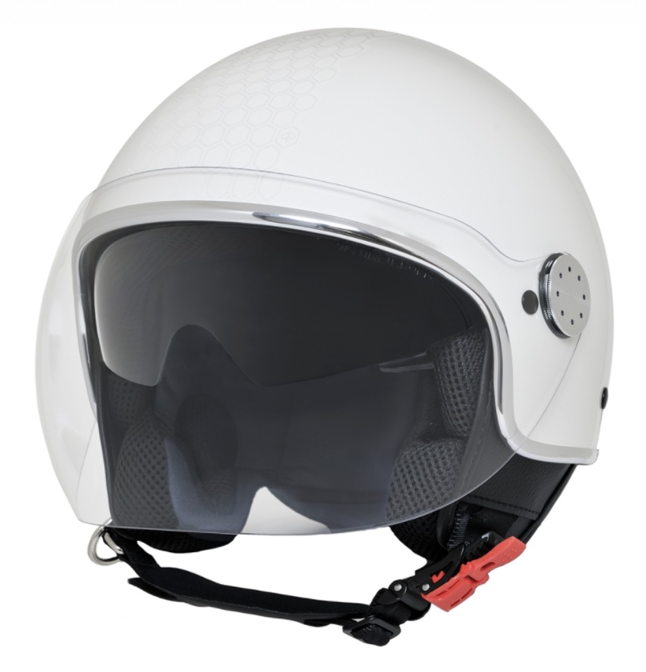 Casque intégral Piaggio Demi Jet Mirror blanc mat