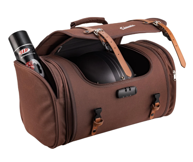 Sac "Classic" grand pour Vespa, nylon, tobacco marron