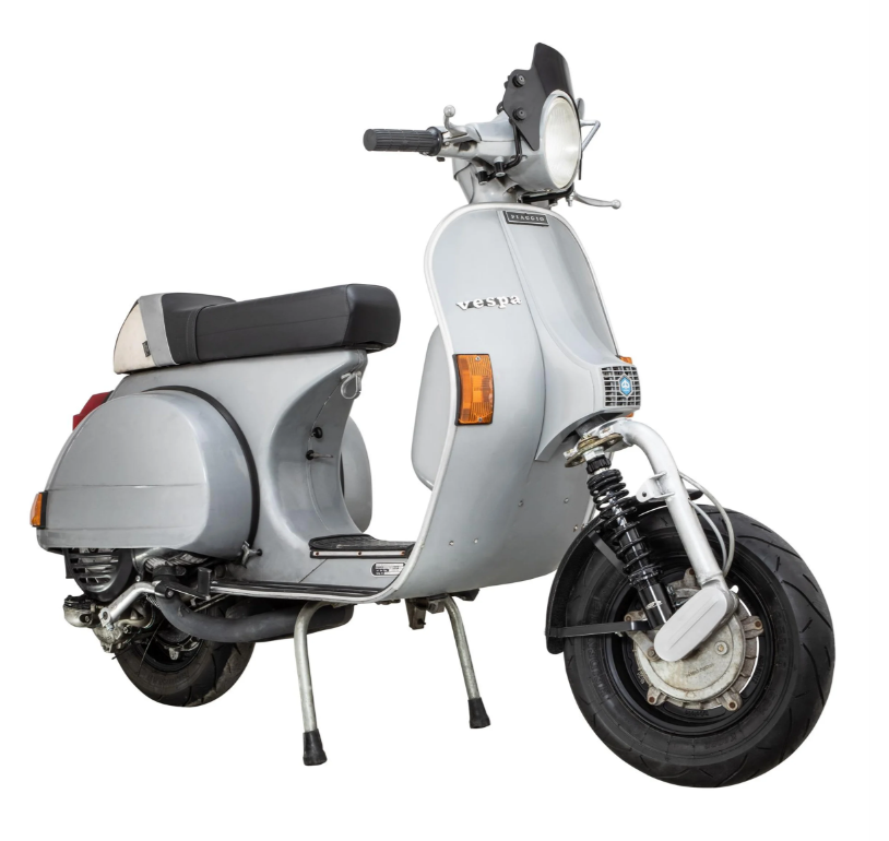 Aile Garelli Race EVO II pour Vespa PX 80-200ccm, carbone, support noir