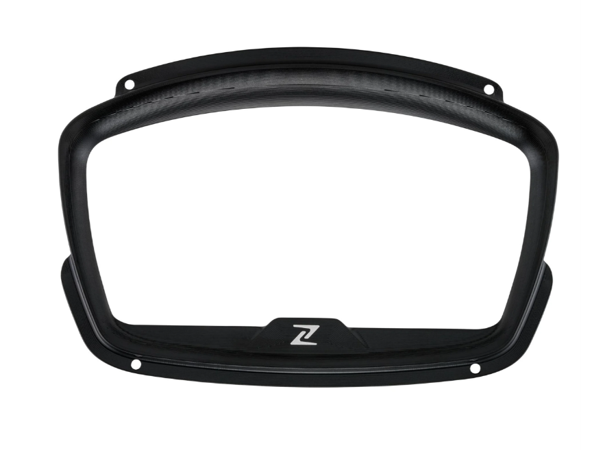 Anneau décoratif tachymètre pour Vespa GTS Supertech HPE 125/300 ('19-), noir brillant