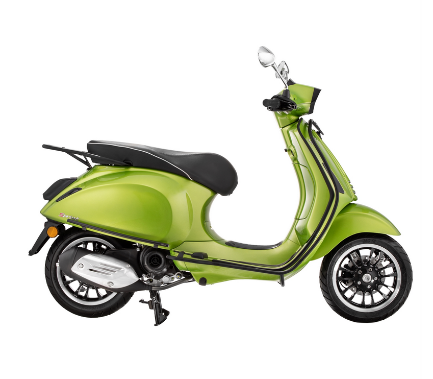 Arceau de protection pour les jambes pour Vespa Primavera /Sprint 50-150ccm, noir mat