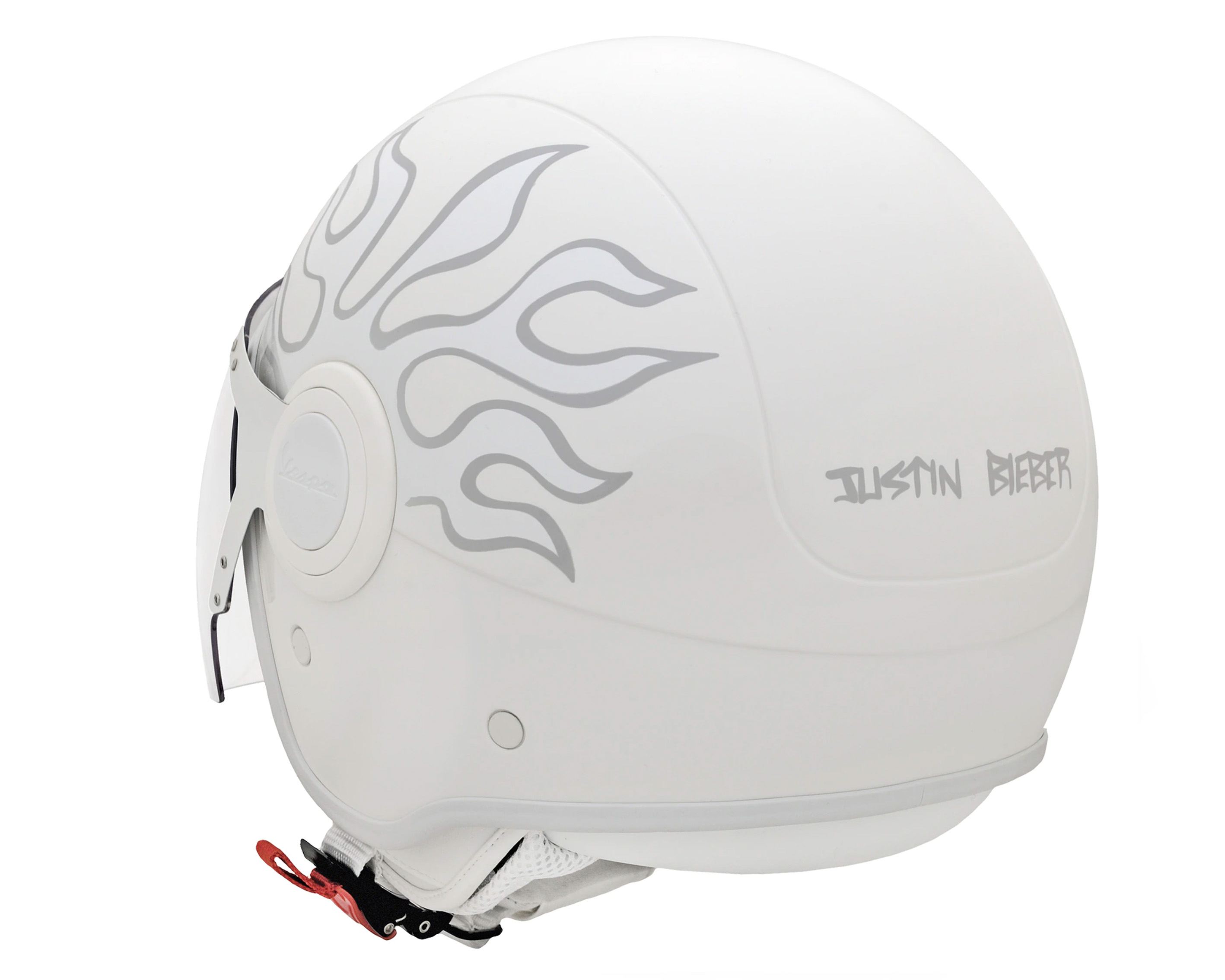Casque Vespa VJ Justin Bieber - blanc - M