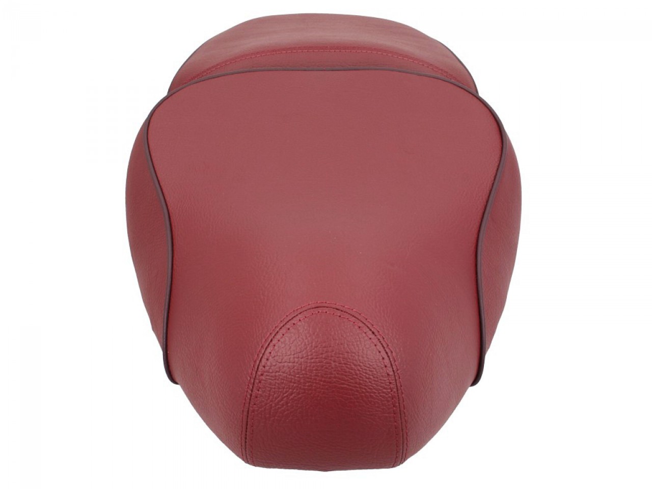 Banquette Vespa 2 places en cuir véritable rouge pour LX 50-150cc Touring, ET2/ET4 /LX/LXV/S 50-150ccm-