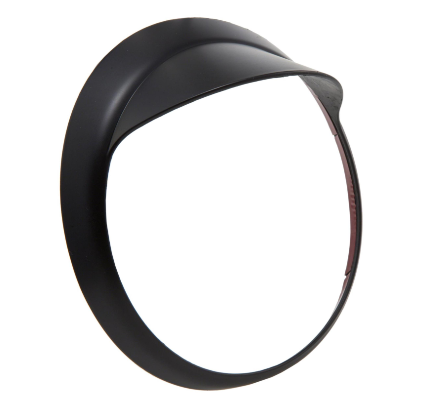 Anneau de lampe avec abat-jour pour Vespa LX 50-150ccm, noir mat
