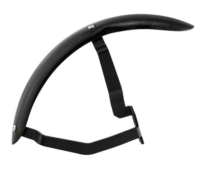 Aile 2.0 Garelli Race EVO II pour Vespa PX 80-200ccm, GFK noir, support noir