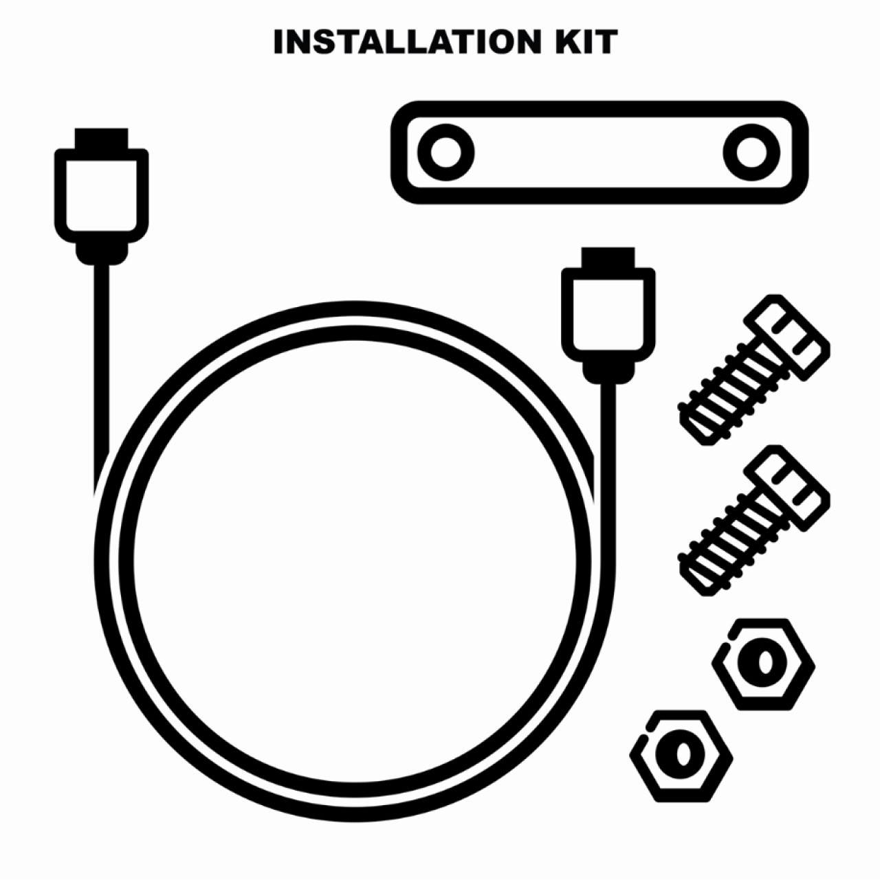 Kit d'installation pour l'unité de contrôle accessoire de chauffage pour Vespa GTS (22-)