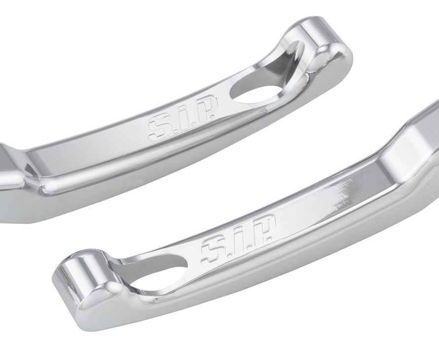 Leviers de frein Shorty pour Vespa, droite et gauche, chrome
