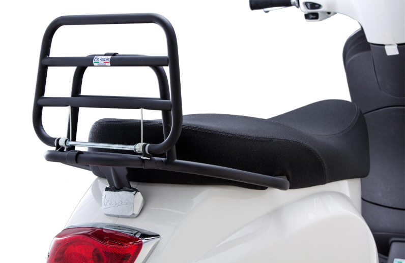 Porte-bagages arrière pour Vespa LX /LXV /S 50-150ccm, pliable, noir