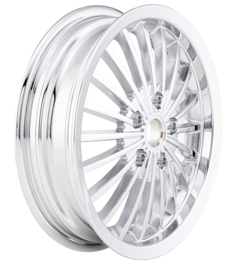 Jante avant/arrière pour Vespa GTS/GTS Super/GTV/GT 60/GT/GT L 125-300ccm, chromée