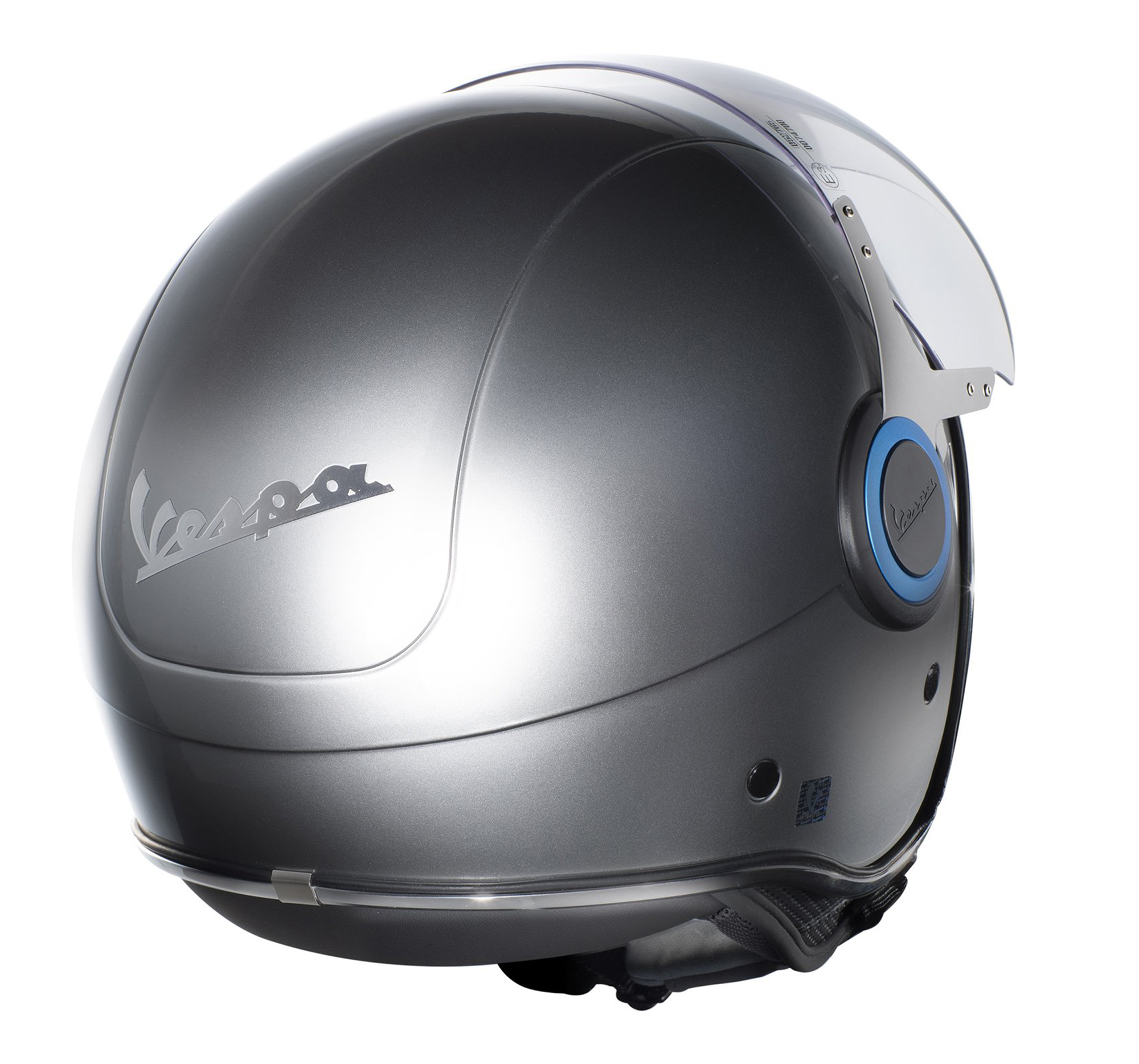 Casque jet Vespa VJ Elettrica, argent