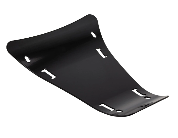 Porte-bagages passe-partout Footplate 2.0 pour Vespa GTS/GTS Super/GTV/GT, noir brillant