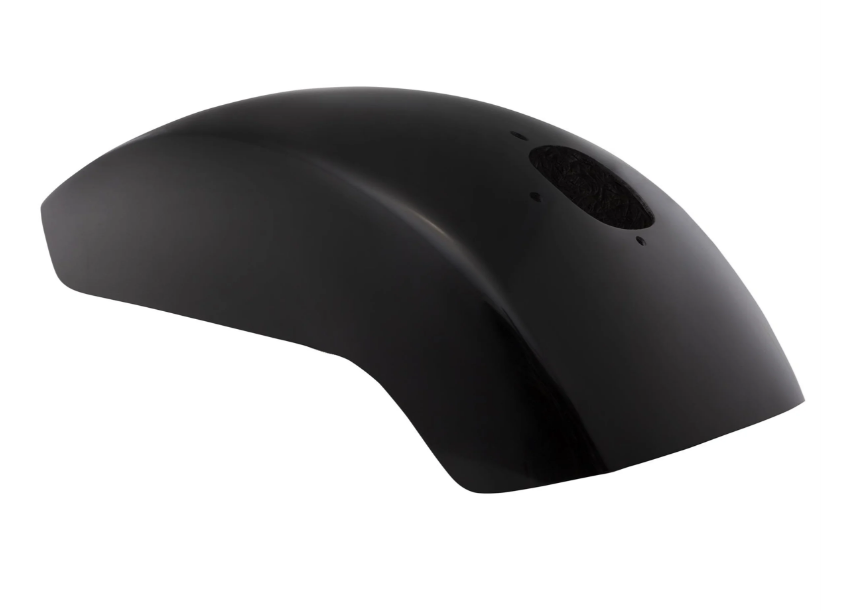 Aile EVO II pour Vespa PX 80-200ccm, GFK, petite, noire