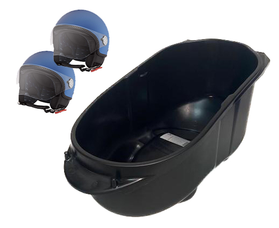 Casier pour jusqu'à deux casques pour Vespa GTS/GTS Super/GTV 125-300cc ('19-) Big Box