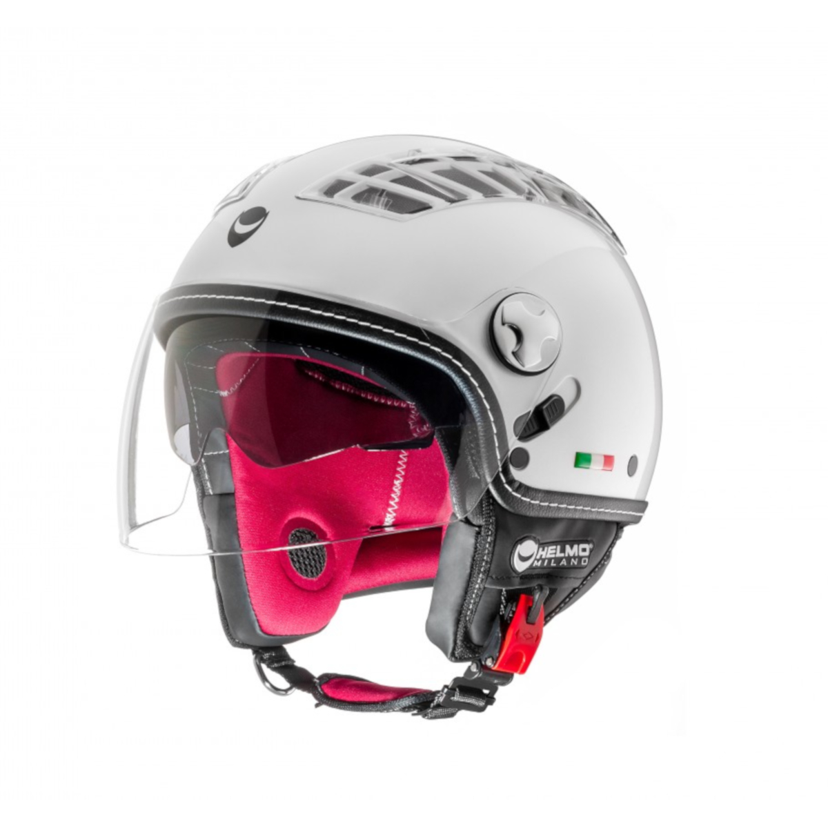 Helmo Milano Demi Jet, turbine, blanc