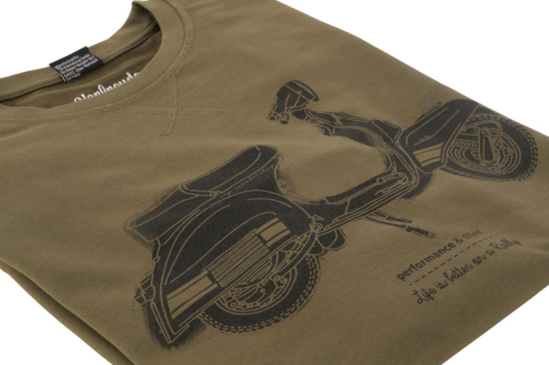 Sweat "La vie est meilleure en rallye", homme vert olive
